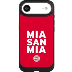 Nivocase Hülle für Apple iPhone Air Handyhülle NIVOcore Case Schwarz FC Bayern München FCB Mia San Mia (Apple iPhone Air), Smartphone Hülle, Schwarz