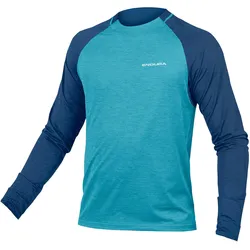 Endura, Herren, Velotrikot, SingleTrack Trikot (langarm) (S), Türkis, S