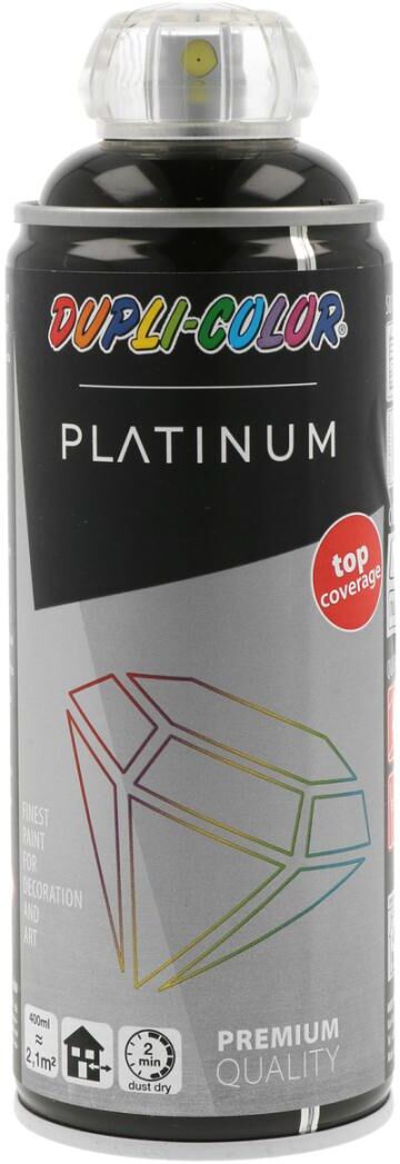 european aerosols DUPLI-COLOR Platinum tiefschwarz glanz, 400 ml