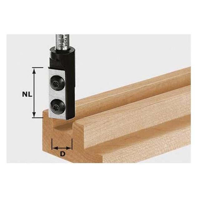 Festool Nutfräser-Wendeplatten HW S12 D14/45 WM (491110)