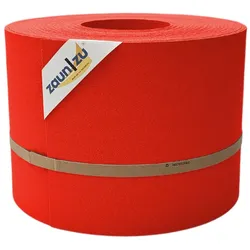 zaun zu® Sichtschutzstreifen PP für Doppelstabmatten Zaunblende Rot, 35m