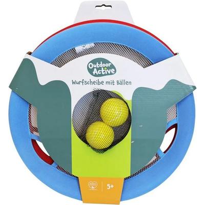 Outdoor active Wurfscheibe mit Bällen, 4-teilig