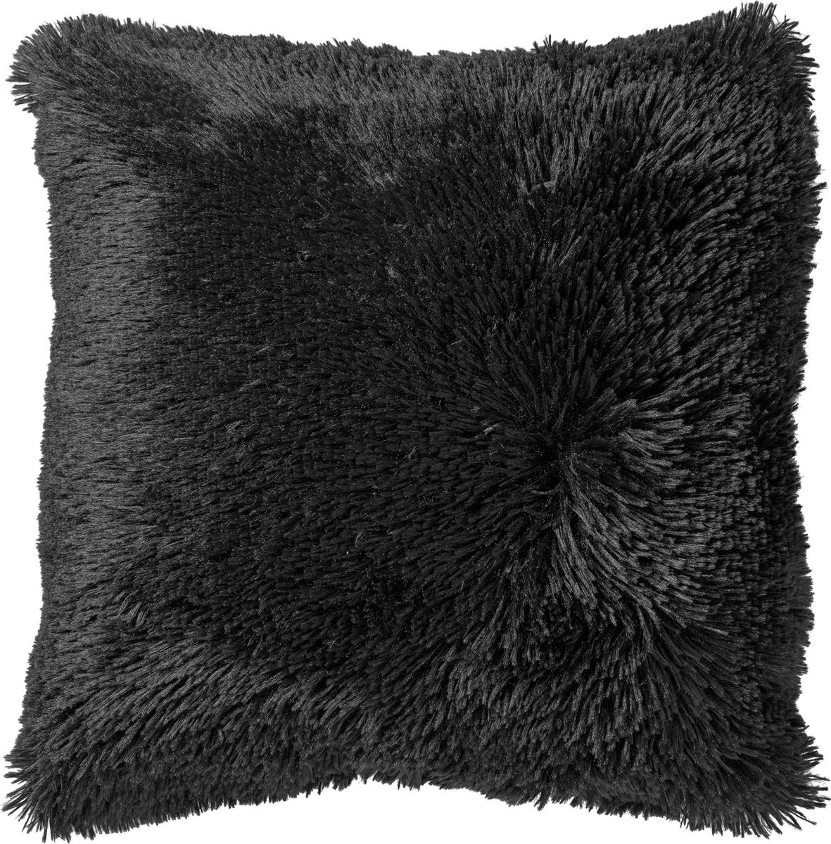 Dutch Decor FLUFFY Kussenhoes Raven Zwart 45x45 cm