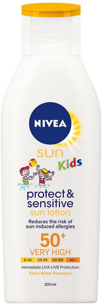NIVEA Solskyddkräm Kids Protect & sensitive 50+ 200ml