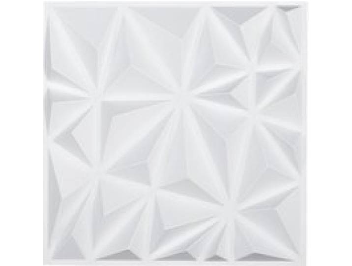 VEVOR 3D-Wandpaneele 33er-Set, 30x30 cm PVC-Moderne minimalistische Wandverkleidung, 2,97 m² Deckkraft, Wanddeko, Inneneinrichtung für Decke, Schlafzimmer, Wohn- und Spielzimmer, Mattweiß