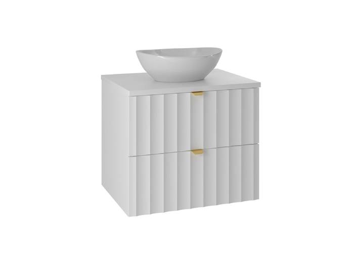 Meuble Simple Vasque 60cm Lexa Blanc