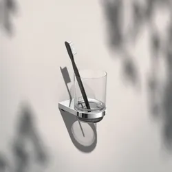 KEUCO Moll Glashalter 12750019000 mit Echtkristall-Glas, verchromt