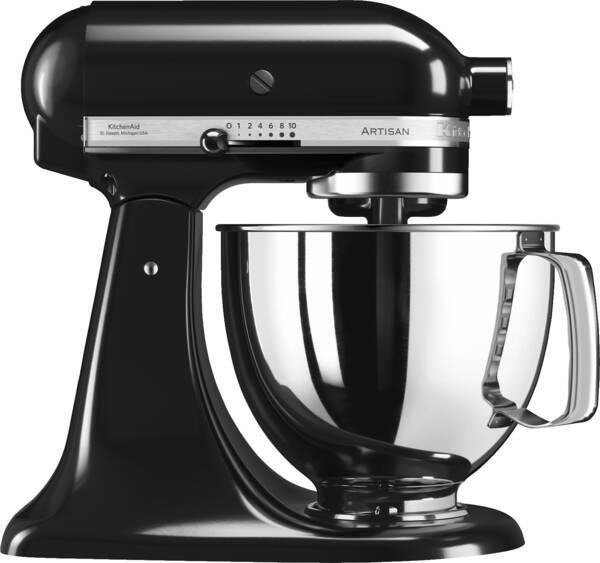 Kitchenaid Küchenmaschine 5KSM125EOB Onyx-Schwarz 300 Watt