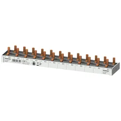 Siemens 5ST3674-1 Stiftsammelschiene kompakt, 10mm2 Anschluss +/AS 12x CBE 1 TE berührungssicher 5ST36741