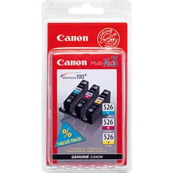 Canon Tintenpatrone CLI526 Multipack je 1x cyan, magenta, gelb