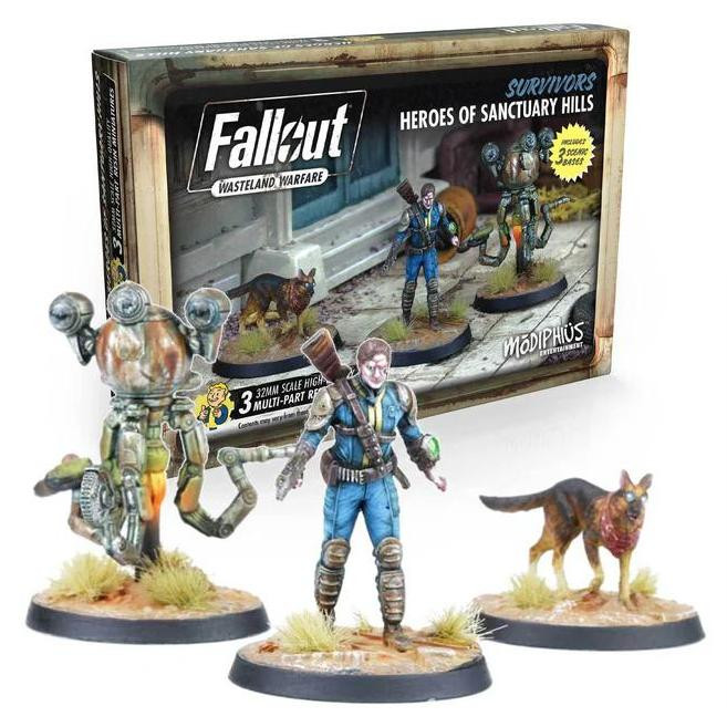 Modiphius Fallout Wasteland Warfare Helden van Sanctuary Hills