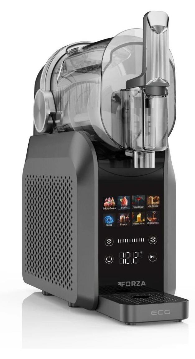 ECG FORZA 9800, Softeis-Maschine, Grau, Silber, LCD, 1 m, Kunststoff, Edelstahl, 1,8 l