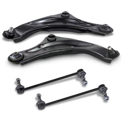 Atec 2x Querlenker + 2x Koppelstange vorne [Hersteller-Nr. 40792632] für Nissan