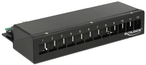 Delock 43339 Patch-Panel Schwarz