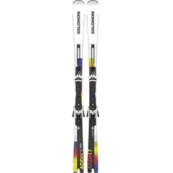 SALOMON All-Mountain Ski E ADDIKT PRO + Z12 GW F80, Größe 163 in Weiß Weiß