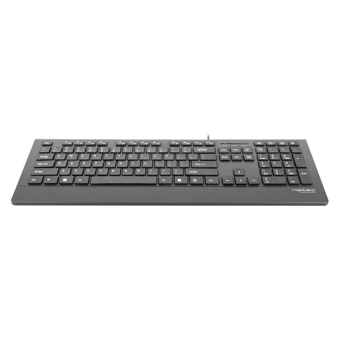 Natec BARRACUDA Tastatur USB QWERTY (US, Kabelgebunden) (NKL-0876)