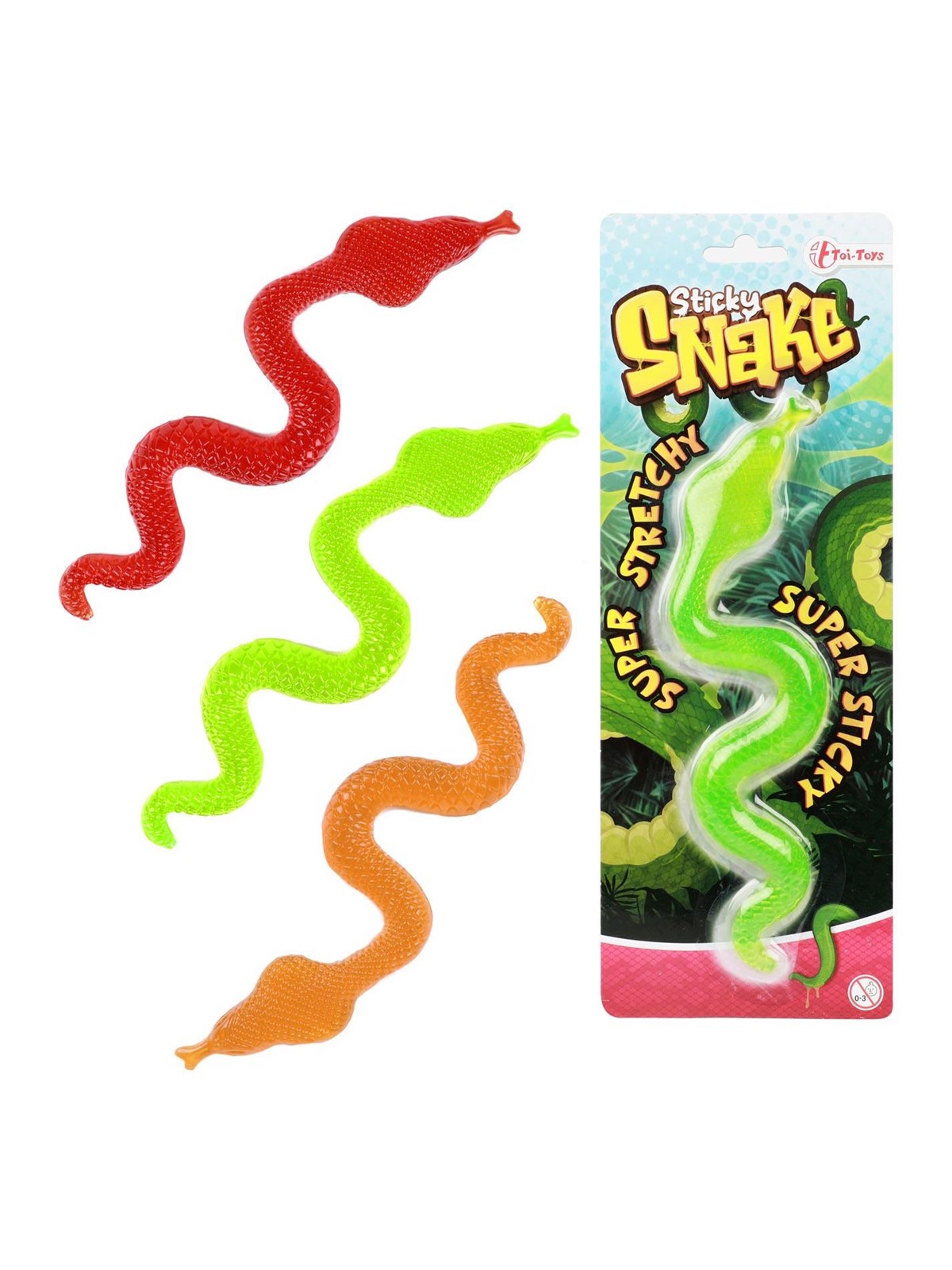 Toi-Toys Sticky Cobra Hose Super Stretchy (Assorted)