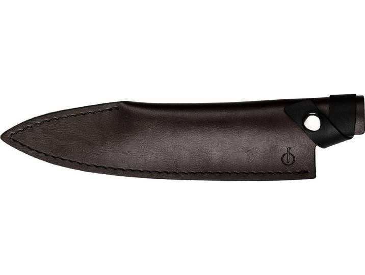 Forged lederen hoes koksmes - Voor 20cm lemmet - Bruin