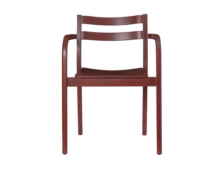 Ferm Living Boda fauteuil avec accoudoirs Red brown