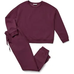 Tchibo - Loungewear-Anzug - Damen - Gr. XXL - bordeaux