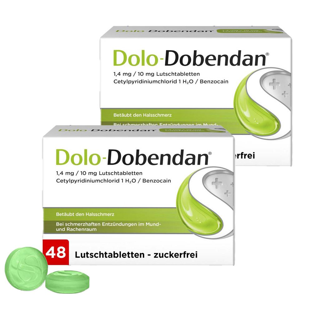 Dolo-Dobendan 1,4 mg/10 mg Lutschtabletten 2x 2x48 St