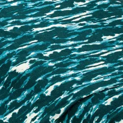 Viskose-Jersey "Batik", petrol