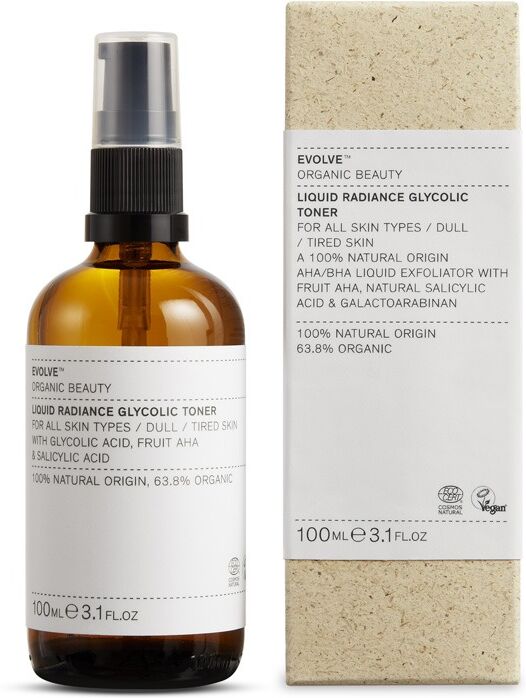 Evolve Beauty Liquid Radiance Glycolic Toner 100ml