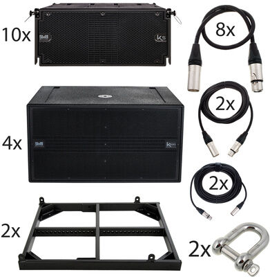 dB Technologies DVA 10xK5/4xKS20 Bundle Noir