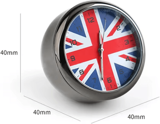 Inspire Curations Mini Cooper Dashboard Clock Ornament Premium Interior Watch Decoration For R53 To F60 Models Mini Cooper Dashboard Clock Ornament Premium Interior Watch Decoration For R53 To F60 Models