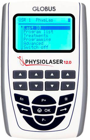 Laser de Alta Potência (12W) Globus Physiolaser 12.0: ideal para tratar transtornos musculoesqueléticos e problemas relacionados com feridas e úlceras da pele