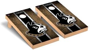 Skip's Garage Wofford Terriers Vintage Cornhole Board Set