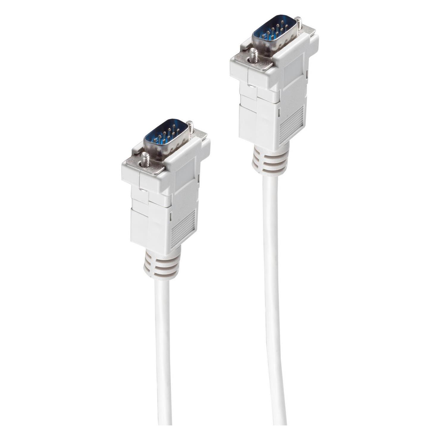 Shiverpeaks -BASIC-S--SUB-D Anschlusskabel, 2 x 9-pol. Sub-D-Stecker, mit Schnapphauben, 1,8m (1.80 m) (BS78040-2)