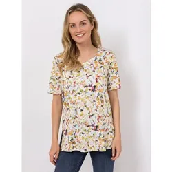 IN-PRINT Shirt 1/2-Arm Herzausschnitt bedruckt