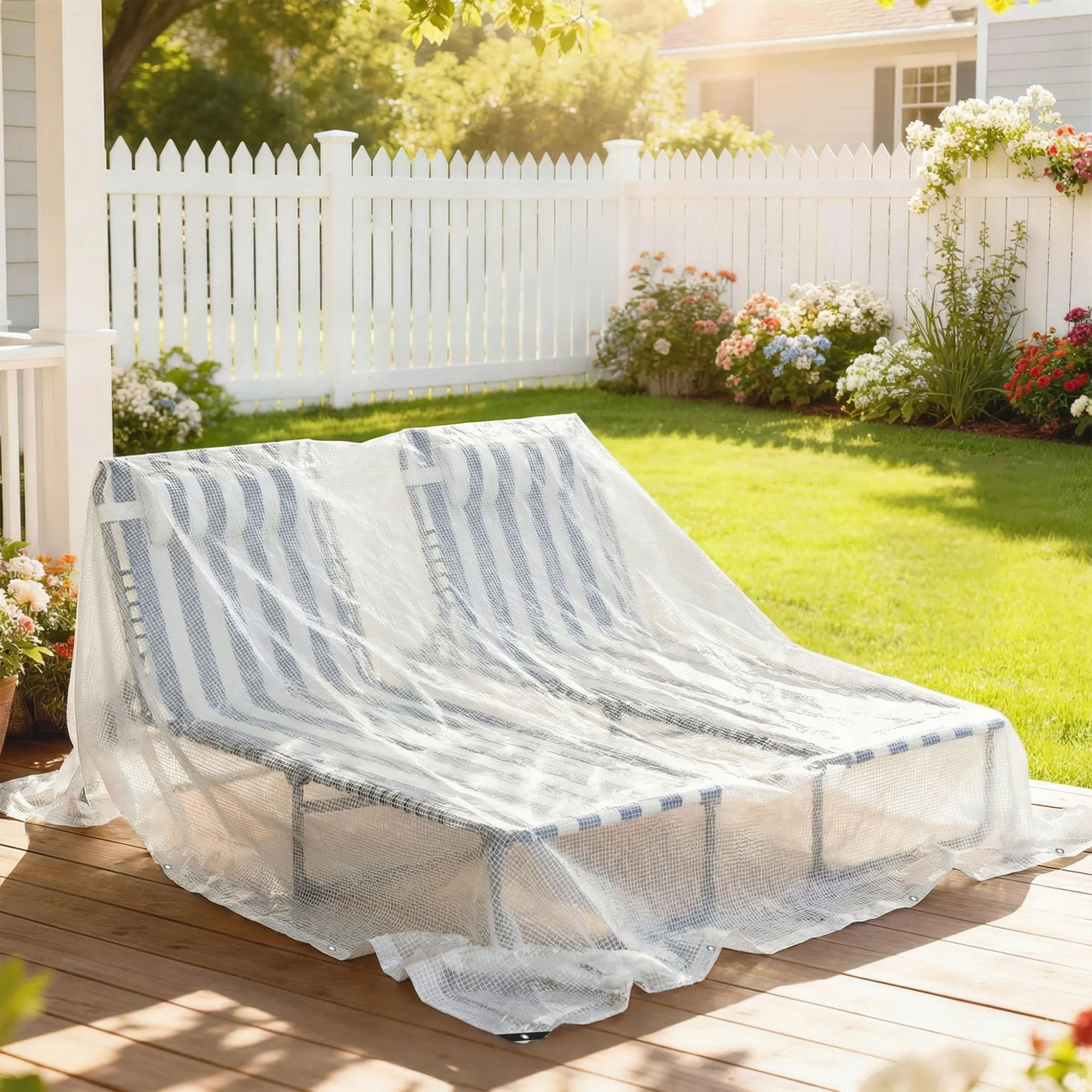 Outsunny Telo Impermeabile 3x5m, Robusto PE 140GSM, Resistente agli Strappi   Aosom Italy