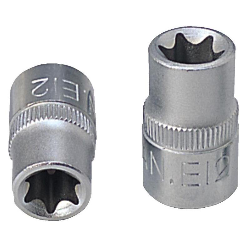KS Tools Werkzeuge-Maschinen GmbH 3/8" Torx-E-Stecknuss, E8, auf Hänger (911.4342-E)