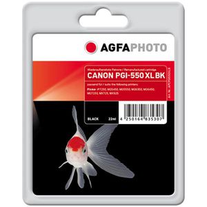 AgfaPhoto kompatibel für Canon PGI-550PGBK XL,  Tinte, 22ml, schwarz