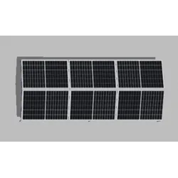 Montage Set Flachdach Ost West 6 Module