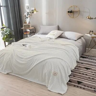 Shop Station Cozy Hooded Blanket Wearable Fleece Throw Blanket For Sofa, Bed & Lounging white 27.56 39.37 In