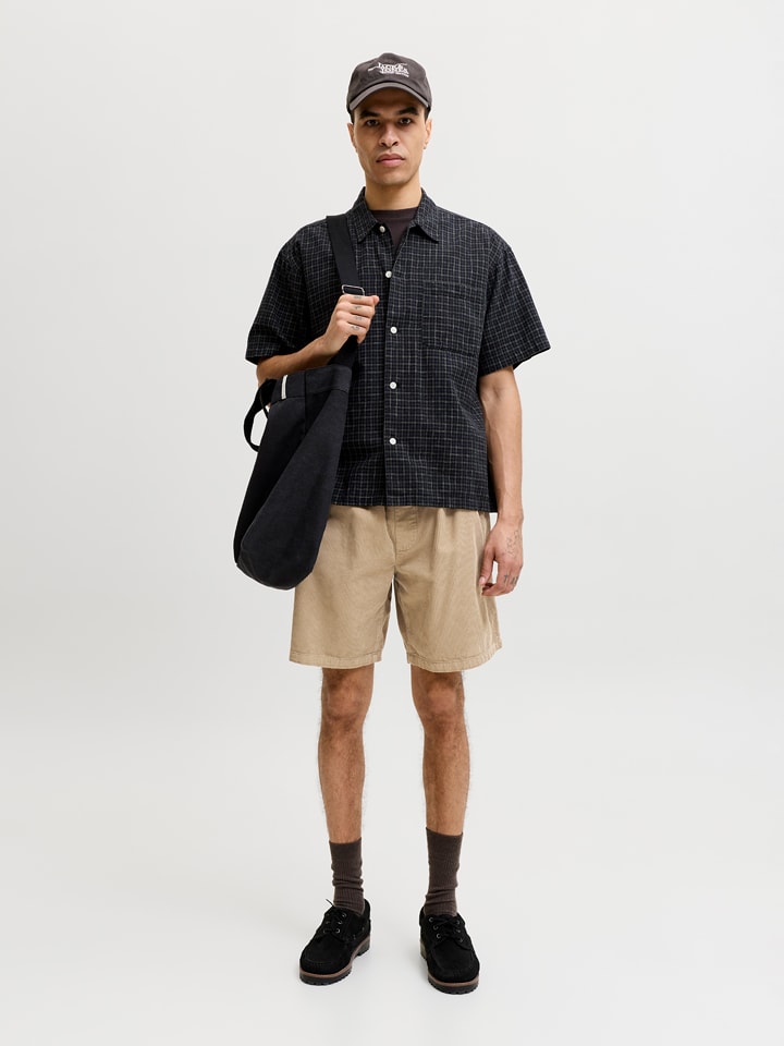 Jack & Jones Cordbermudas "Bill" in Beige - XXL