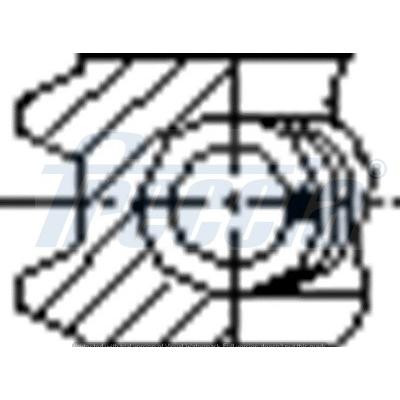 FRECCIA Kolbenringsatz FR10-209800 für Fiat