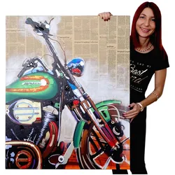 MCW, Bilder, Wandbild Motorrad (100 x 80 cm)