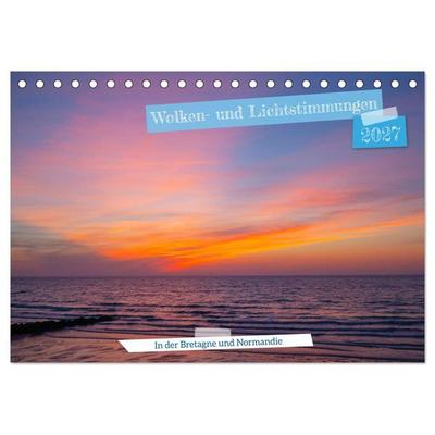 Wolken- und Lichtstimmungen (Tischkalender 2027 DIN A5 quer), CALVENDO Monatskalender
