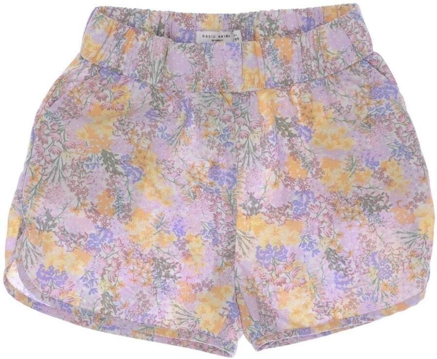 name it Mädchen Shorts, Flieder, Gr. EU 128, Elasthan / Synthetik - Second Hand