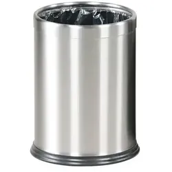 Hardwex Abfalleimer mit Inneneimer aus Edelstahl, 10 l