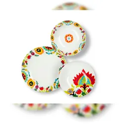 Excelsa Geschirrset 18-Teiliges Jaipur Porzellan bunt