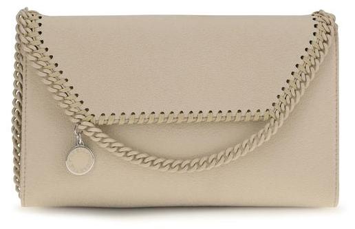 Stella McCartney Schultertasche aus Polyester in Beige