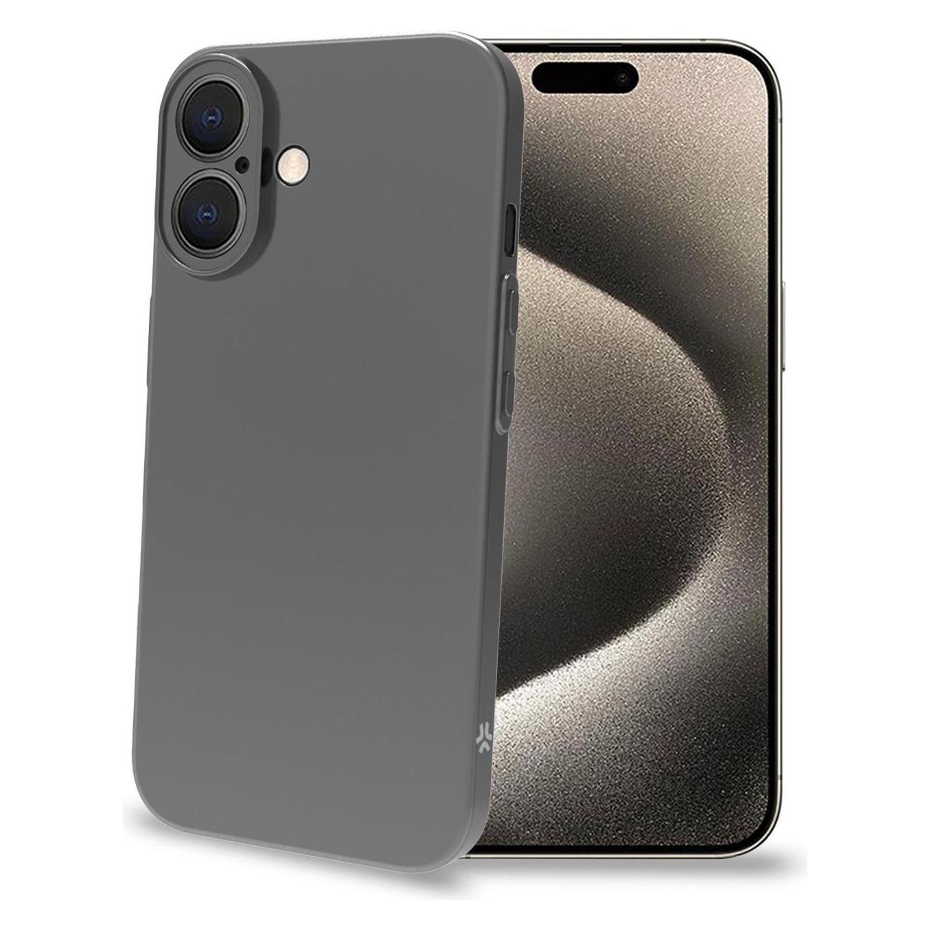Celly Space Cover für iPhone 16 (Apple iPhone 16) (SPACE1078BK)
