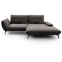 Ecksofa Payton Stoff Braun Espresso
