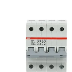 ABB E204/80G Trennschalter 4P, 80 A, Schaltgriff grau, Änderung Ursprung + Gebrauchskategorie