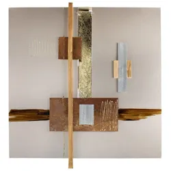 WANDDEKO Gold 83/83 cm